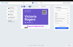 BadgeFlow screenshot