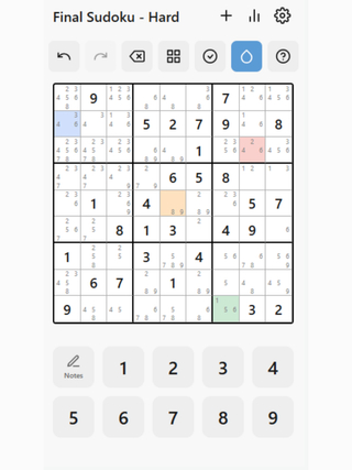 Final Sudoku screenshot