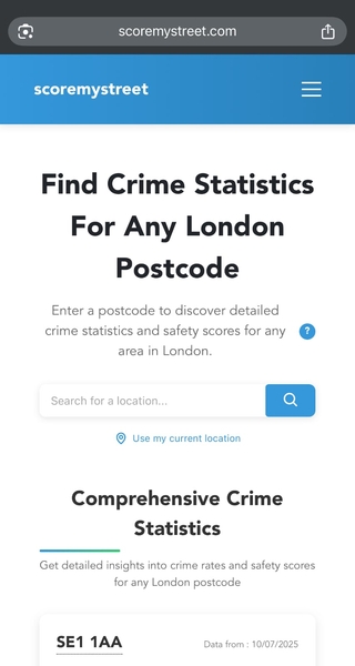  scoremystreet  screenshot