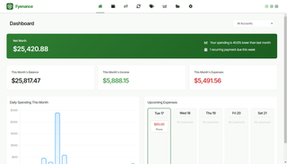 Fyenance screenshot