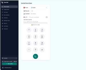 ZenCall screenshot