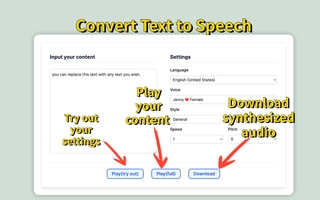 Microsoft™ Text-to-Speech Downloader screenshot