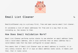 Email List Cleaner screenshot