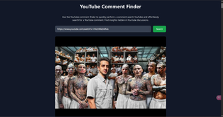 YouTube Comment Finder screenshot