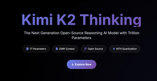 Kimi K2 Thinking - Open Source Reasoning AI Model screenshot