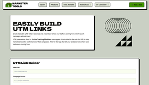 Marketer Tools screenshot