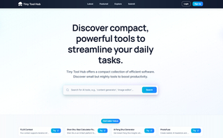 Tiny Tool Hub screenshot