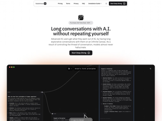 RabbitHoles AI: Chat with AI on an Infinite Canvas screenshot