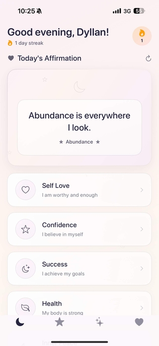 Daily Affirmations - Miracle screenshot
