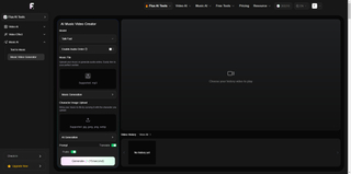 Flux AI Music Video Generator screenshot