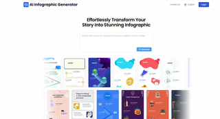 AI Infographic Generator screenshot