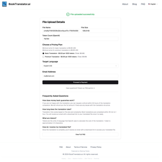Booktranslator.ai screenshot
