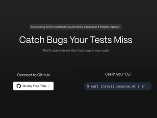 Recurse ML : Find bugs in AI Generated Code screenshot