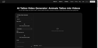 AI Tattoo Video Generator screenshot