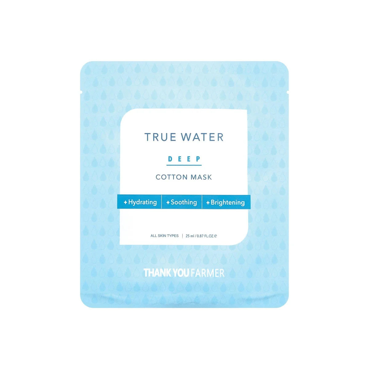 True Water Deep Cotton Mask