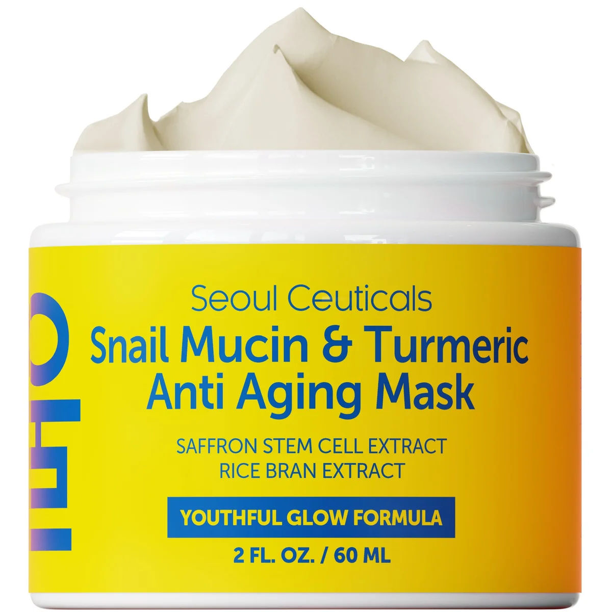 Korean Skin Care Snail Mucin & Turmeric Anti Aging Mask