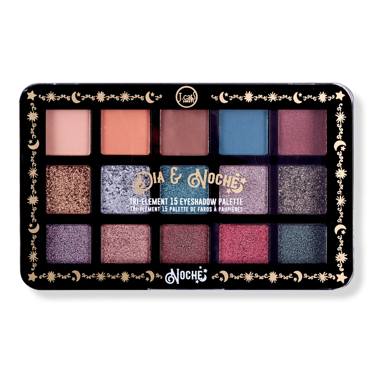 Dia & Noche Tri-Element 15 Eyeshadow Palette - Noche