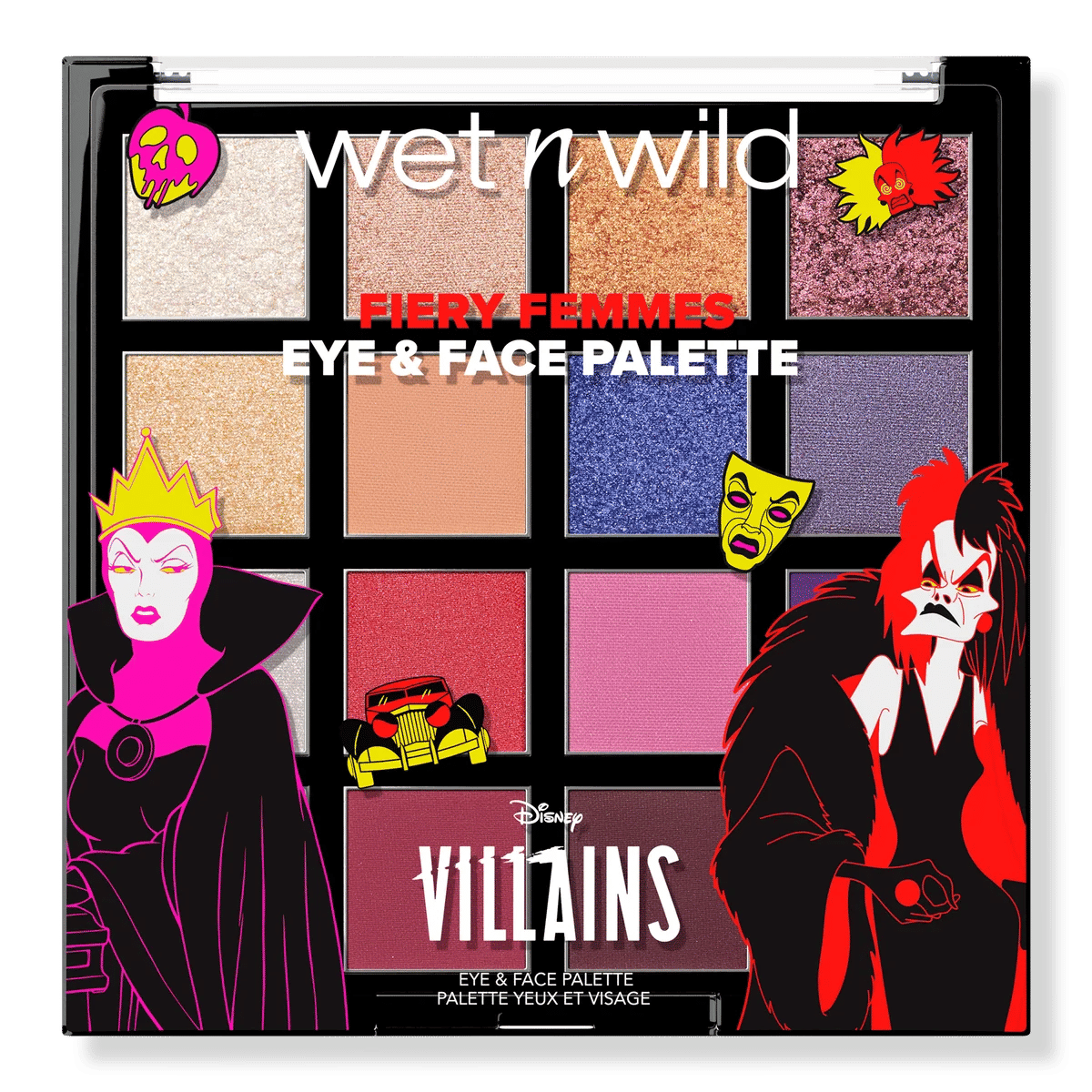 Disney Villains Fiery Femmes Eye & Face Palette - Unleashed