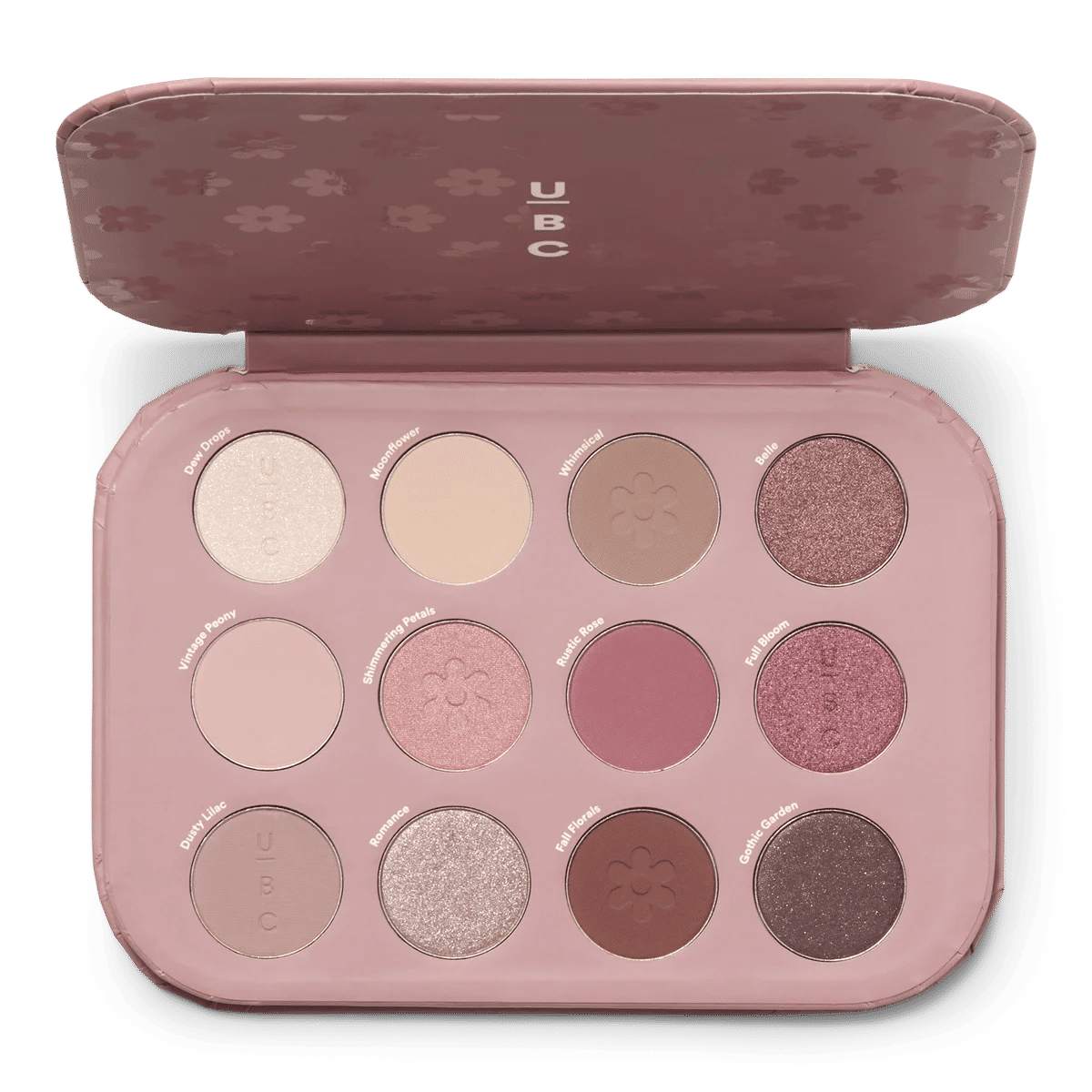 12 Pan Eye Shadow Palette Blushing Blooms