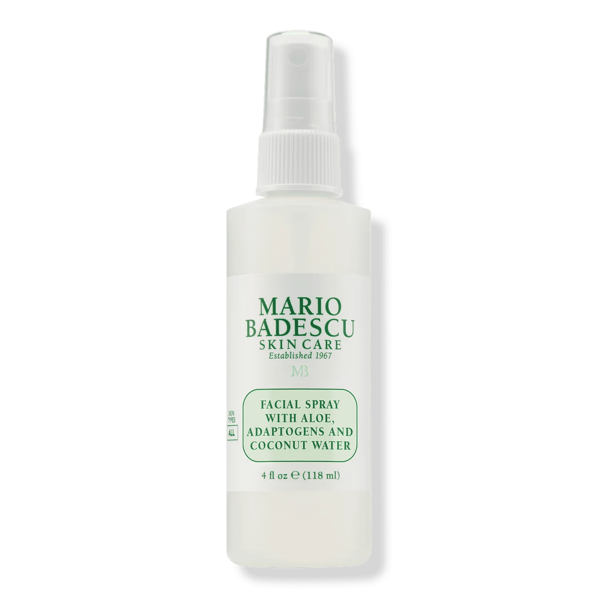 Facial Spray with Aloe, Adaptogens and Coconut Water