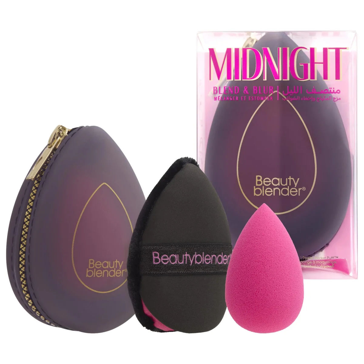 Midnight Blend & Blur Set with Powder Puff and Beautyblender®