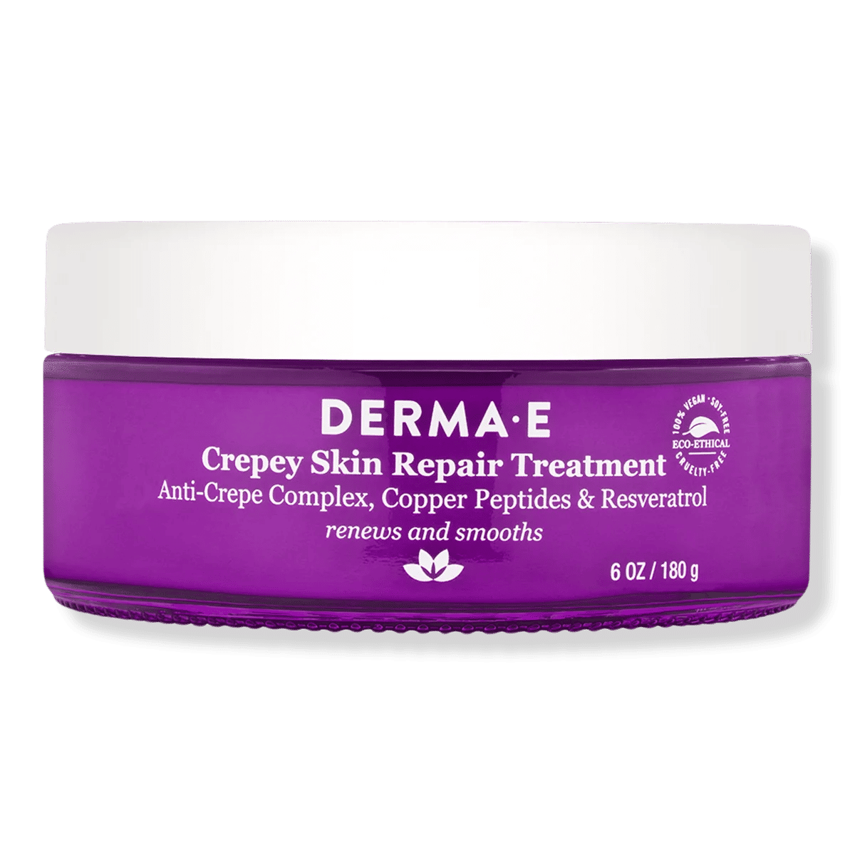 Crepey Skin Repair Treatment with Resveratrol