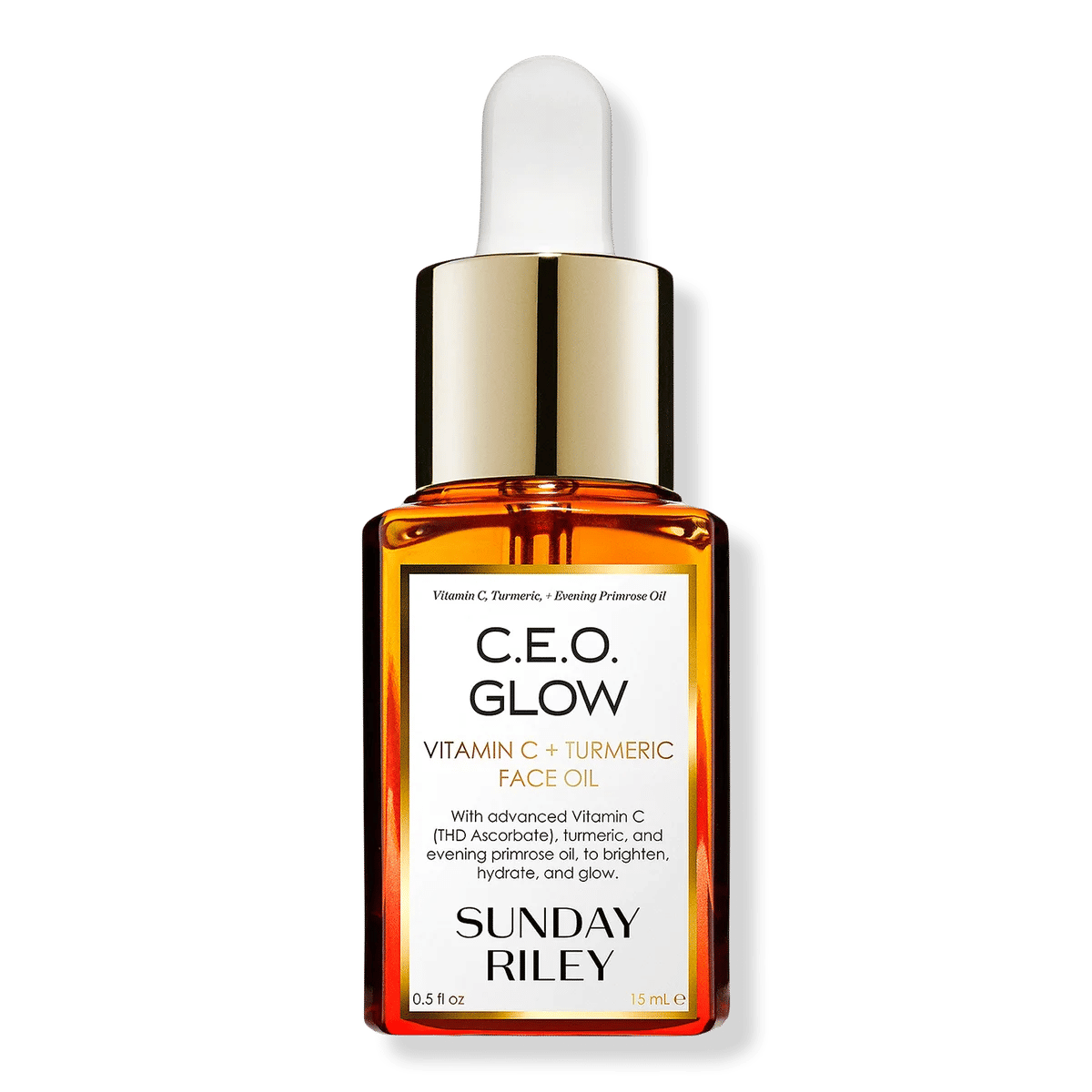 C.E.O. Glow Vitamin C and Turmeric Face Oil - 0.5 oz