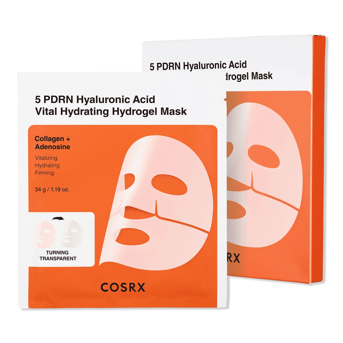 5 PDRN Hyaluronic Acid Vital Hydrating Hydrogel Mask with Collagen & Adenosine