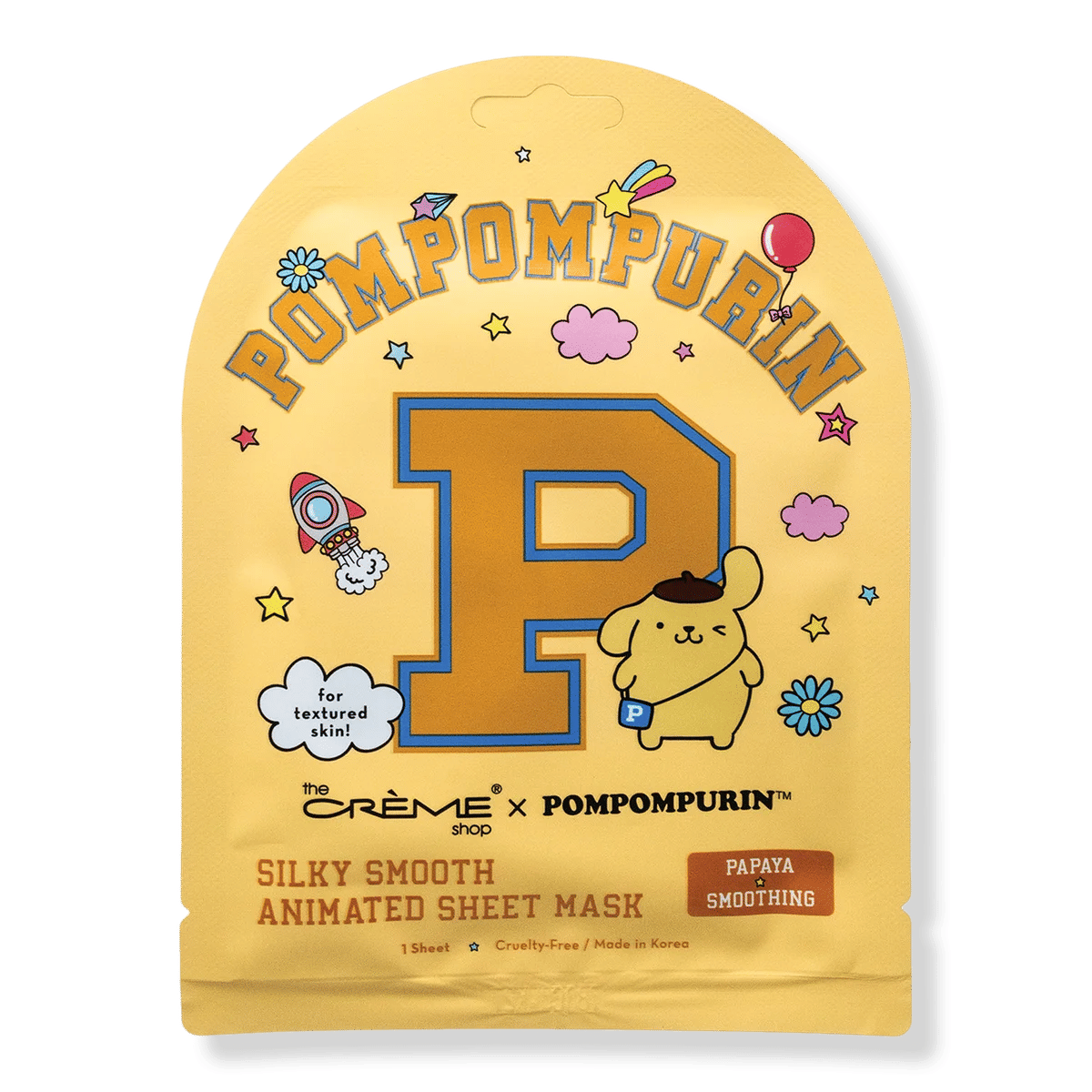 Pompompurin Silky Smooth Animated Sheet Mask