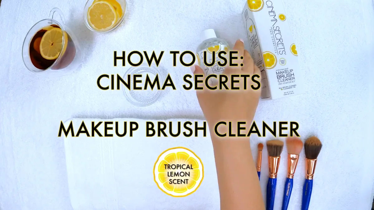 Professional Makeup Brush Cleaner - Lemon