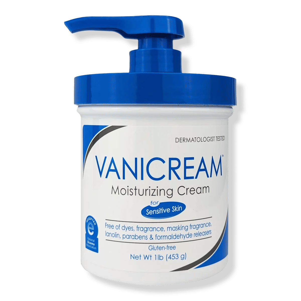 Moisturizing Cream with Pump for Sensitive Skin