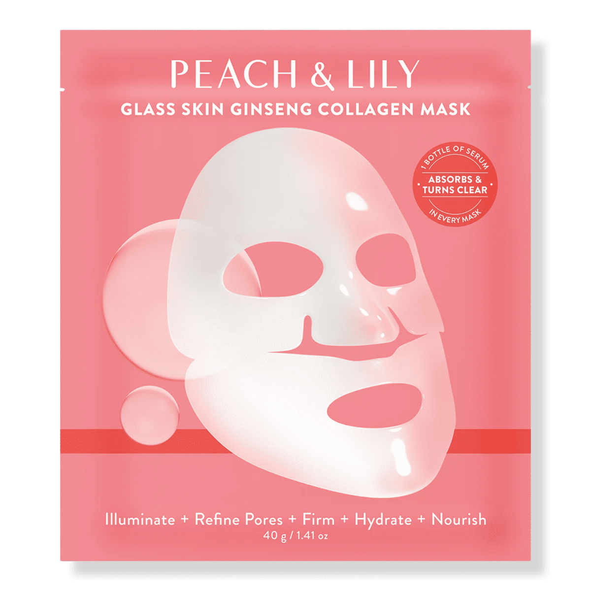 Glass Skin Ginseng Collagen Mask - 1 ct