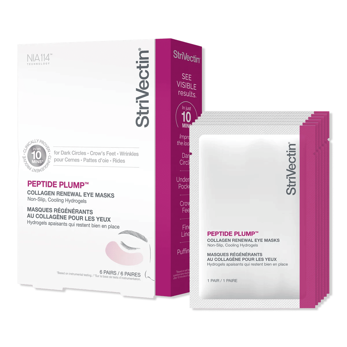 Peptide Plump Collagen Renewal Eye Masks