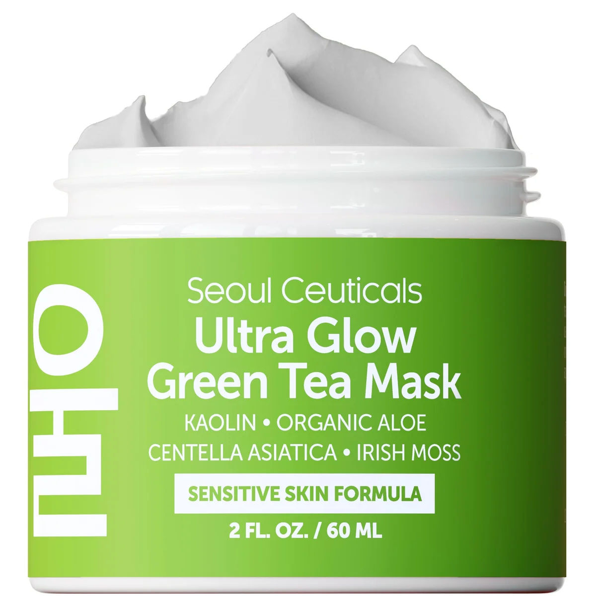 Korean Skin Care Ultra Glow Green Tea Mask