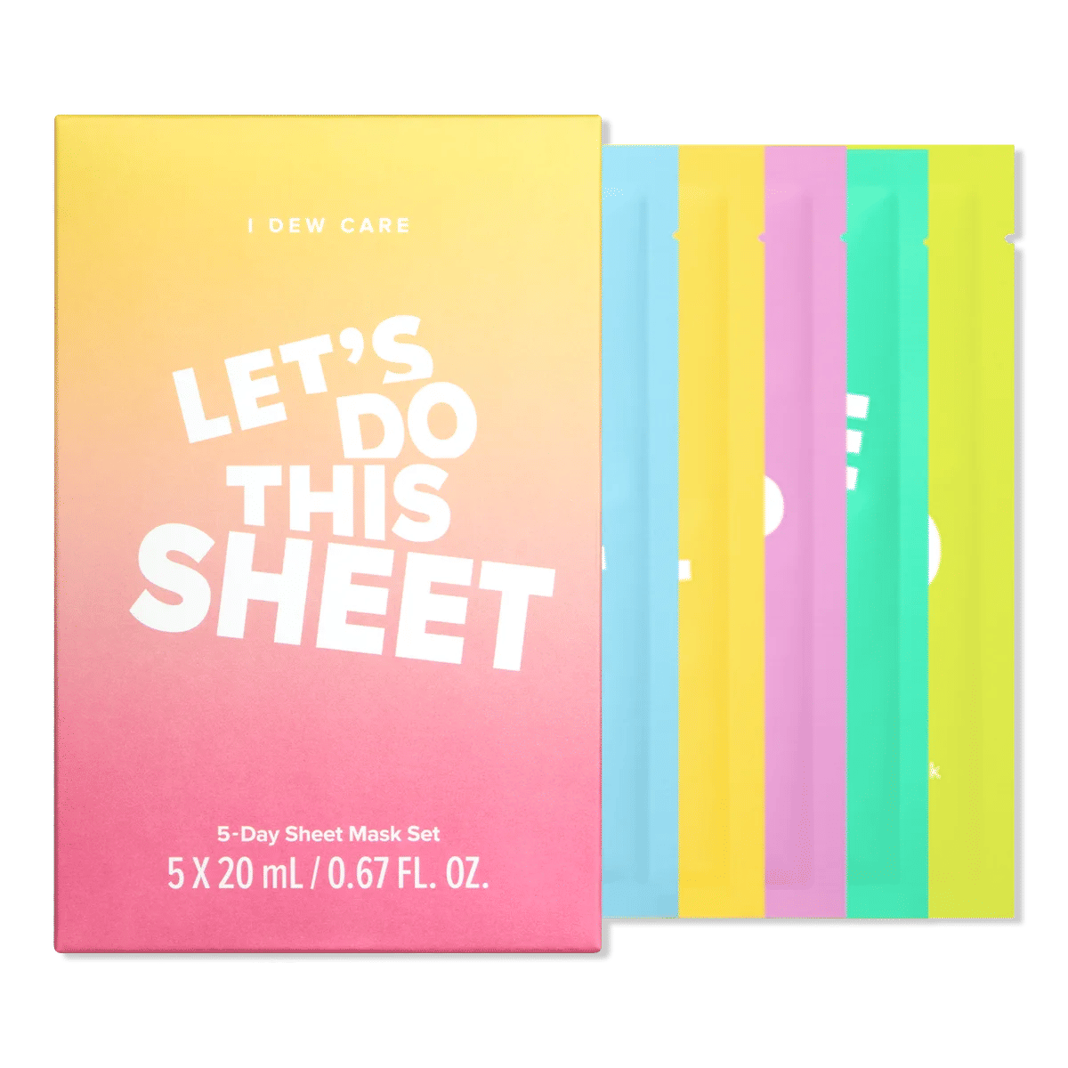 Let's Do This Sheet 5-Day Sheet Mask Set