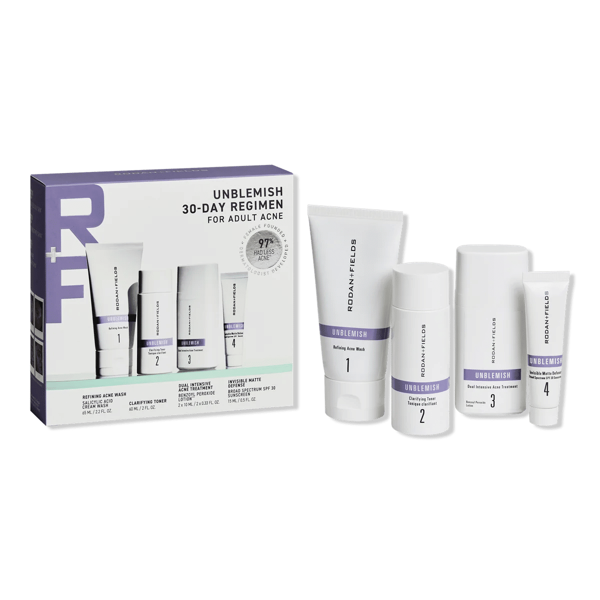Unblemish 30-Day Regimen for Adult Acne