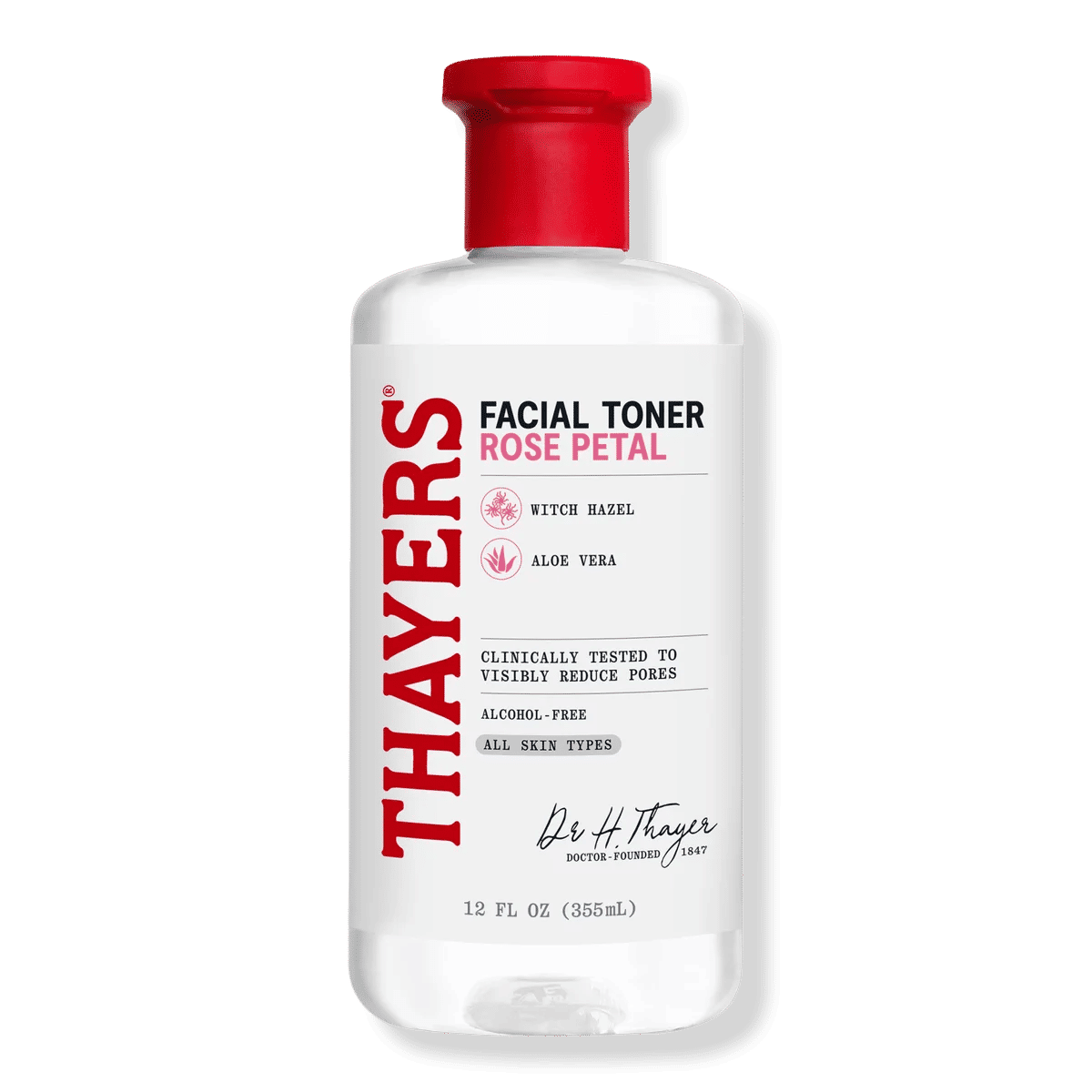 Alcohol-Free Witch Hazel Facial Toner - Rose Petal