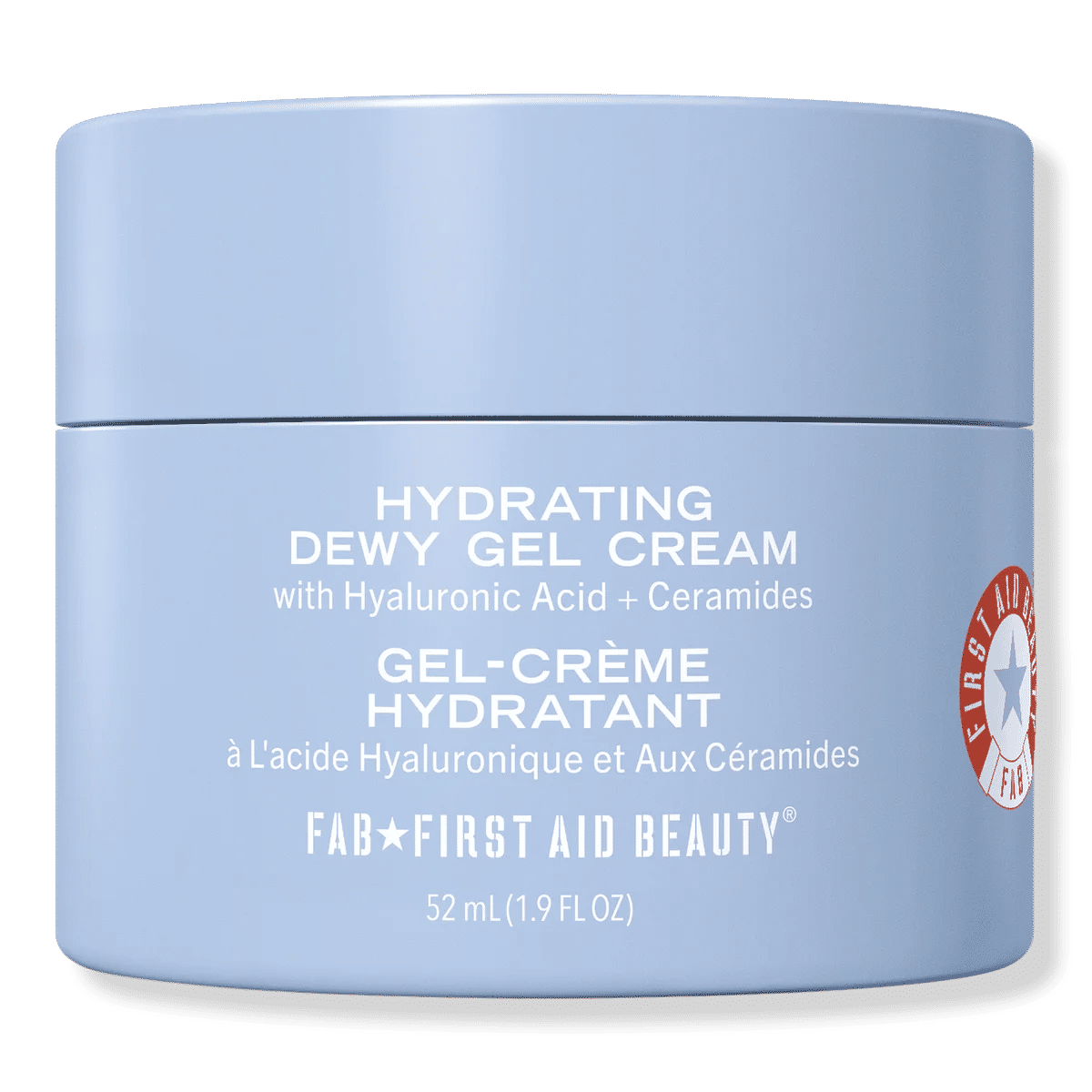 Hydrating Dewy Gel Cream Moisturizer with Hyaluronic Acid +Ceramides