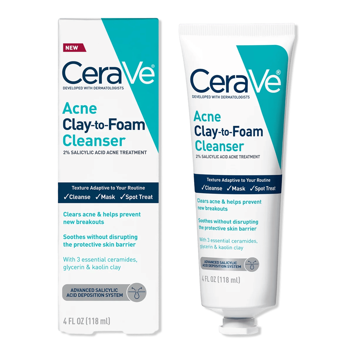 Acne Clay-to-Foam Facial Cleanser