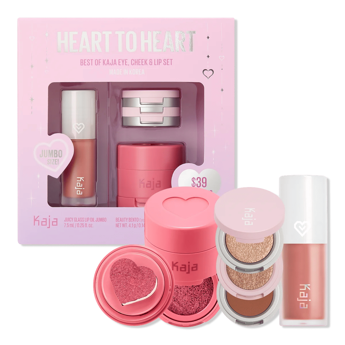 Heart to Heart - Best of Kaja Eye, Cheek & Lip Set