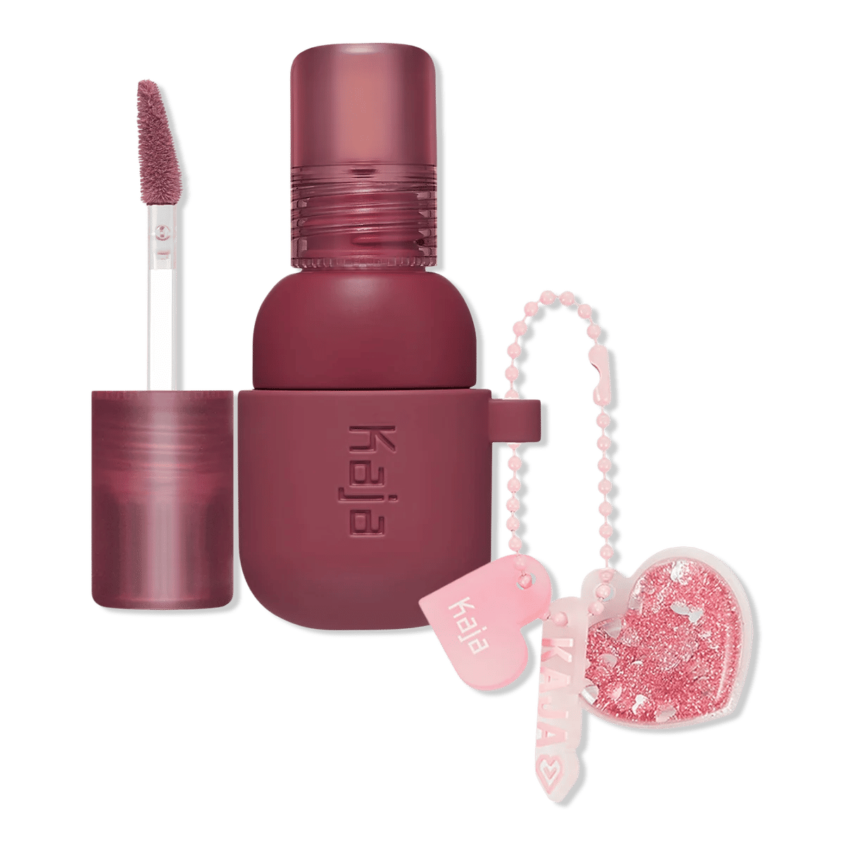 Jelly Charm Glazed Lip Stain & Blush with Keychain