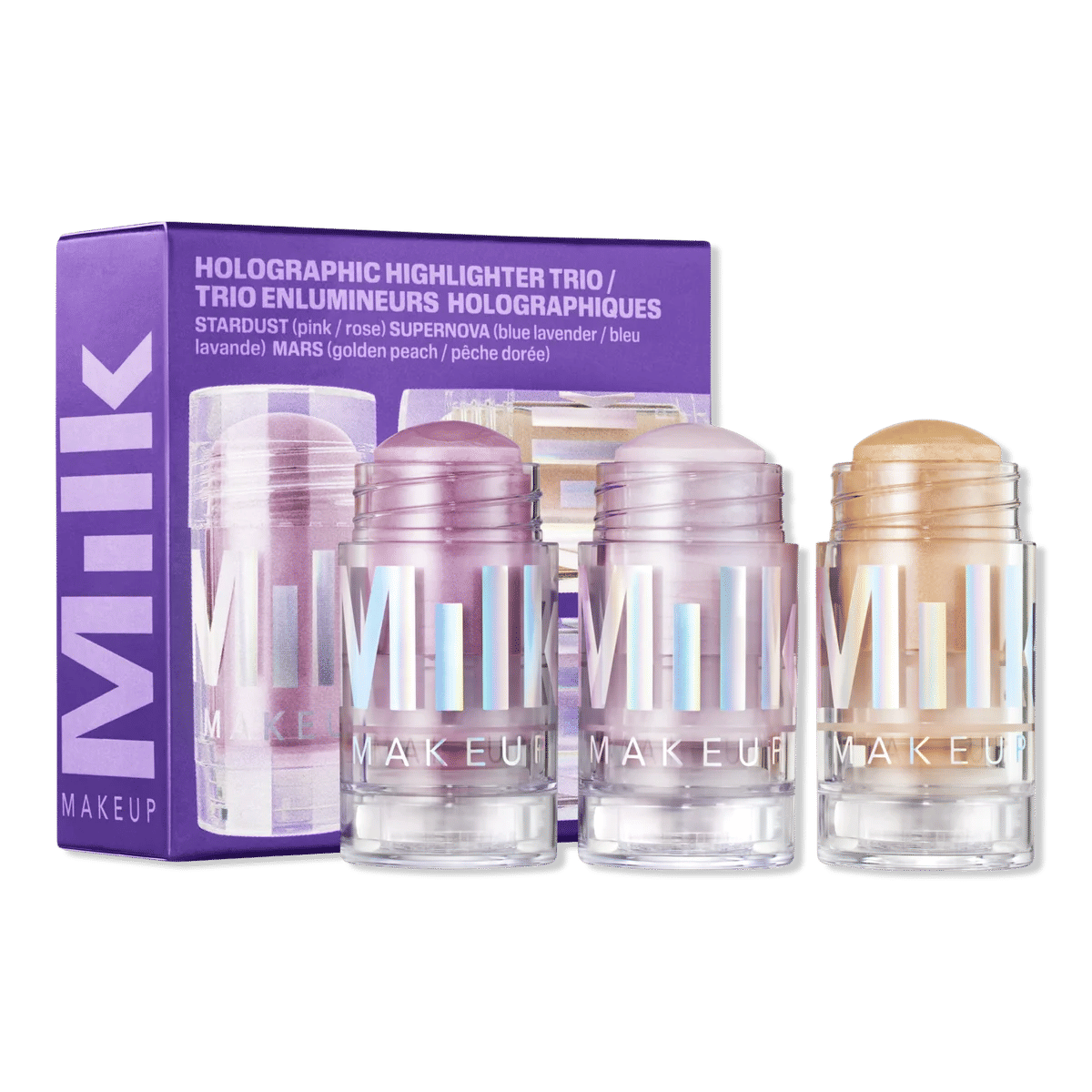 Galactic Glow Holographic Highlighter Trio