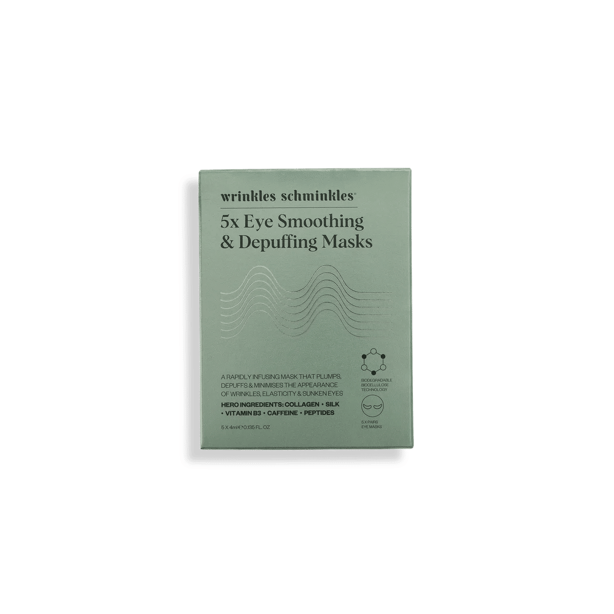 Eye Smoothing & Depuffing Sheet Mask - 5 Pack