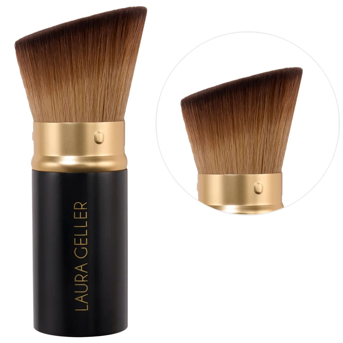 Angled Retractable Kabuki Brush