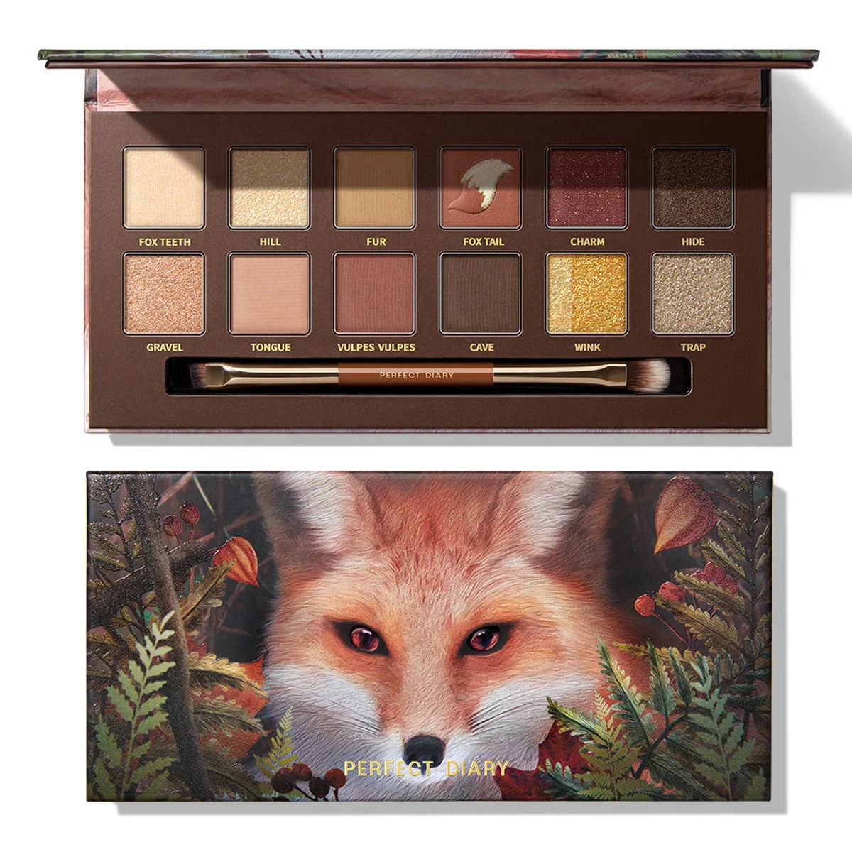 Perfect Diary Explorer Eyeshadow Palette 13 Red Fox