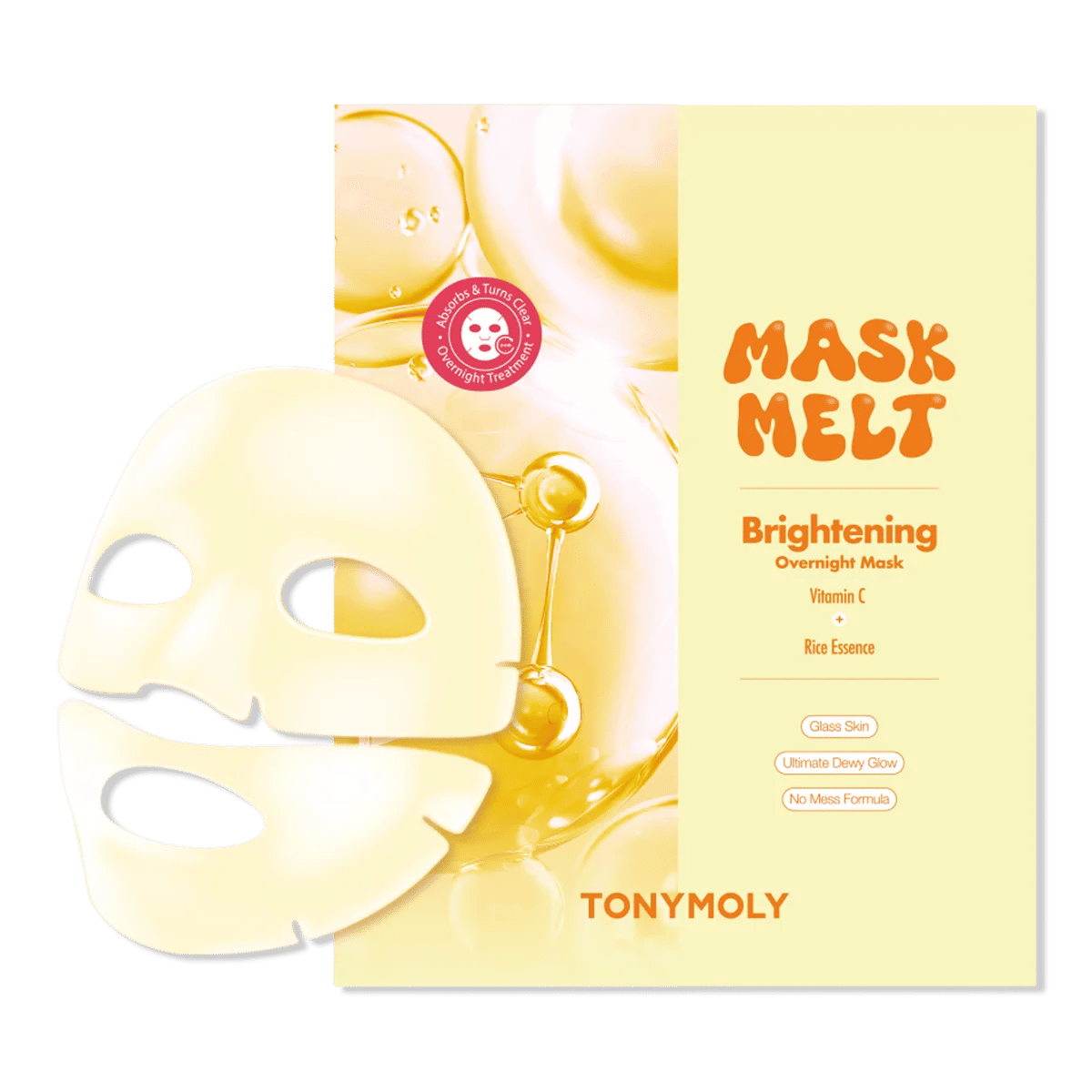 Mask Melt Vitamin C + Rice Overnight Hydrogel Mask - 1 ct