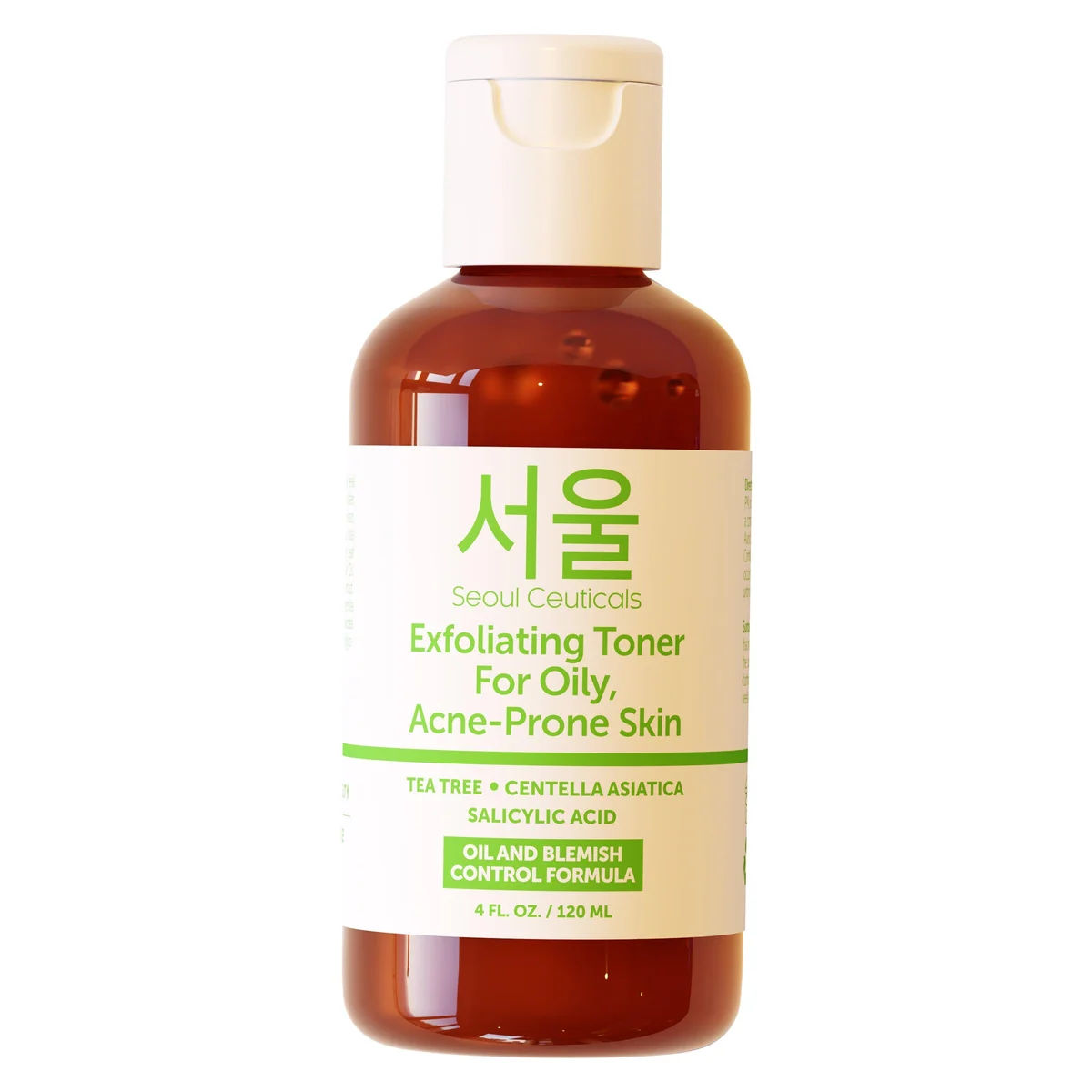 Korean Skin Care Exfoliating Toner for Oily, Acne-Prone Skin