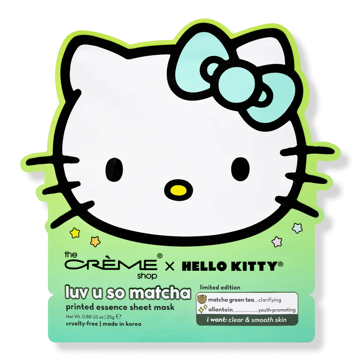 Hello Kitty Luv U So Matcha Printed Essence Sheet Mask
