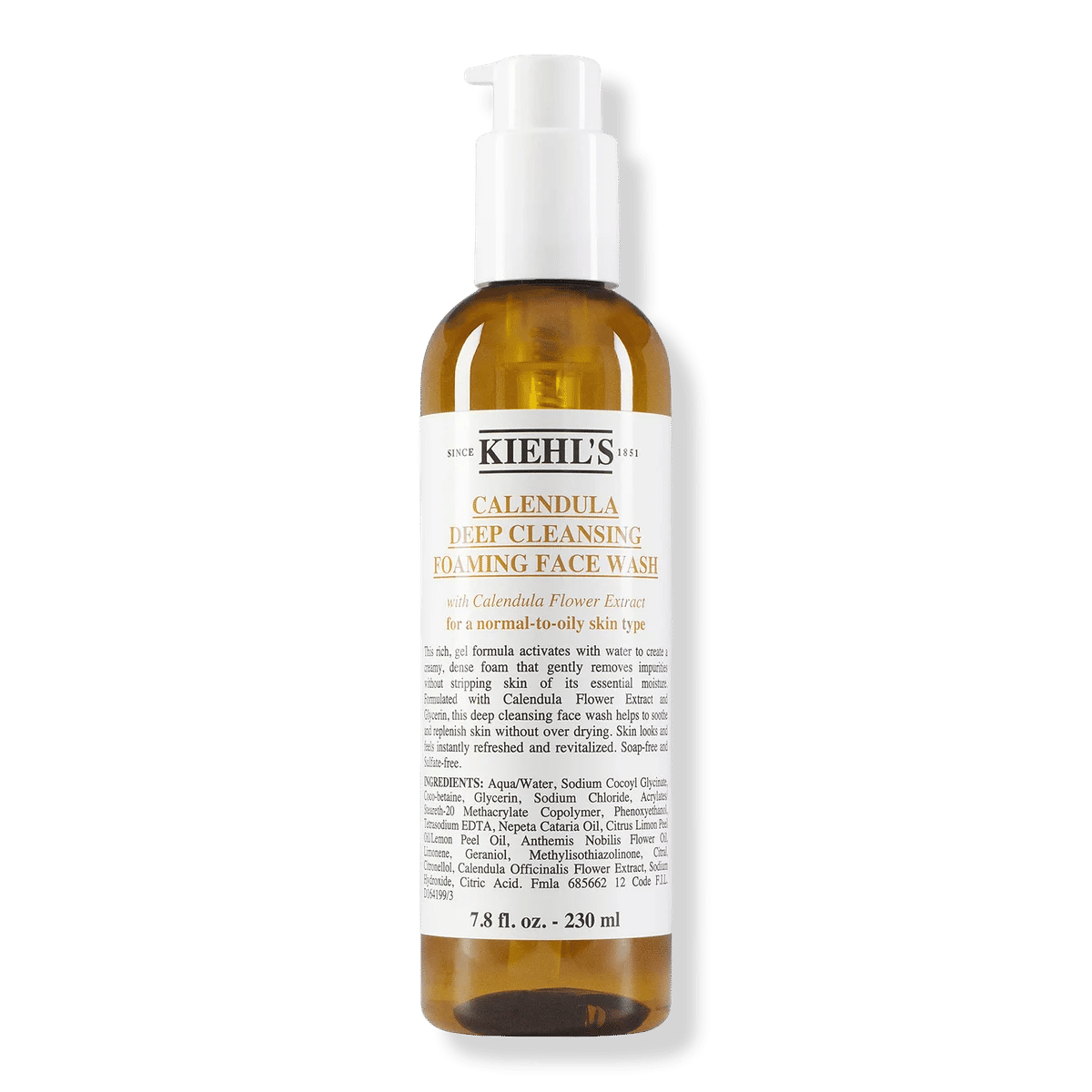 Calendula Deep Cleansing Foaming Face Wash - 7.8 oz