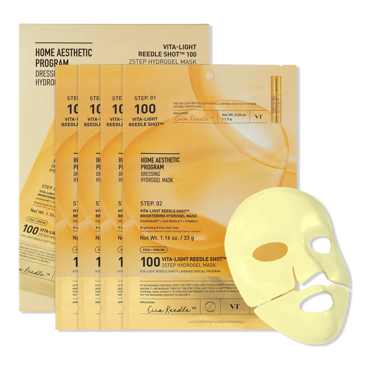 Vita-Light Reedle Shot 100 2-Step Hydrogel Mask